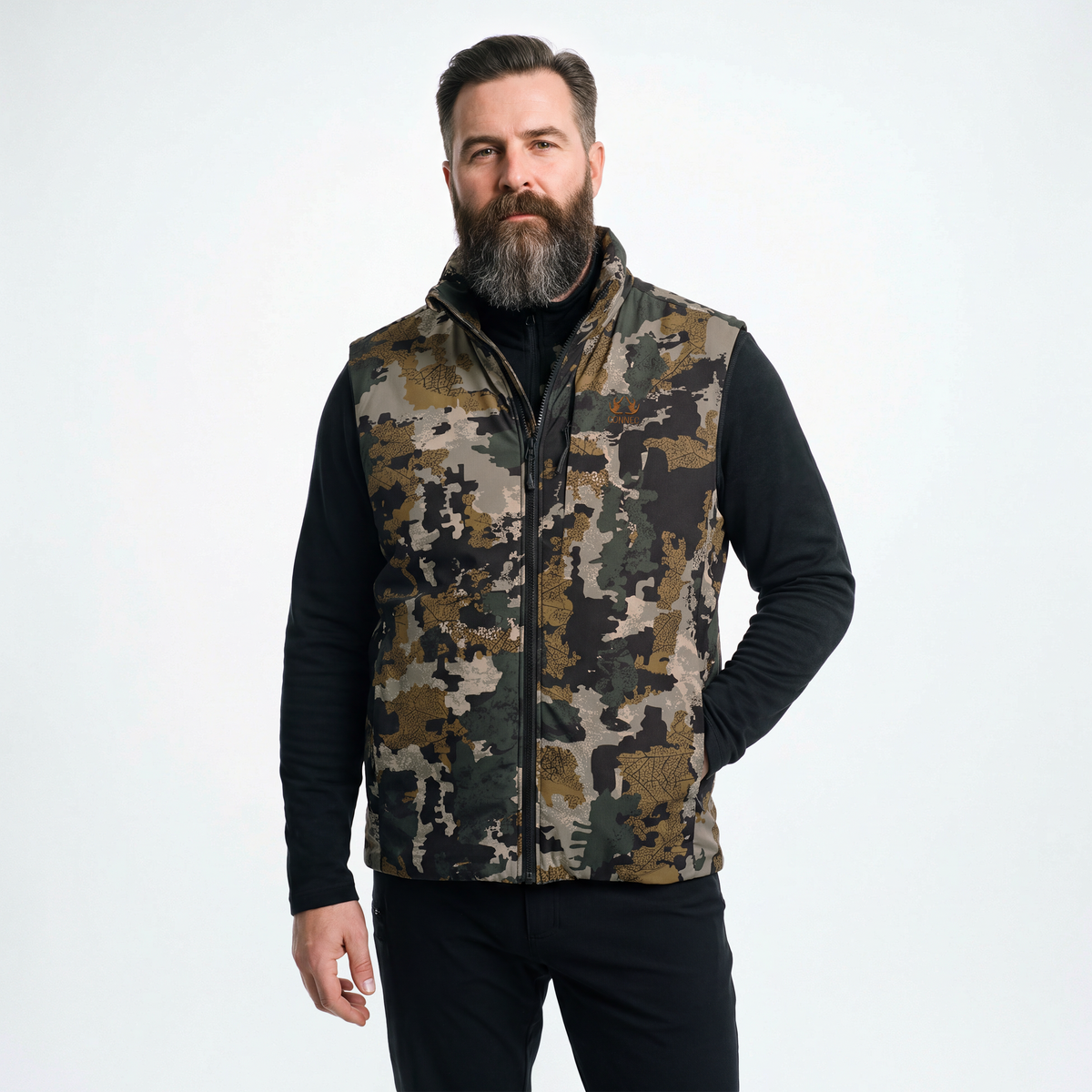 ACTIVE STRETCH CAMO VEST INSULATED