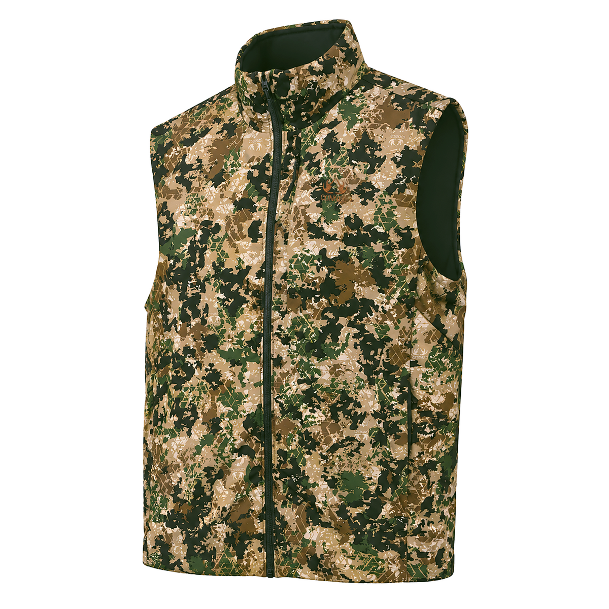 ACTIVE STRETCH CAMO VEST INSULATED