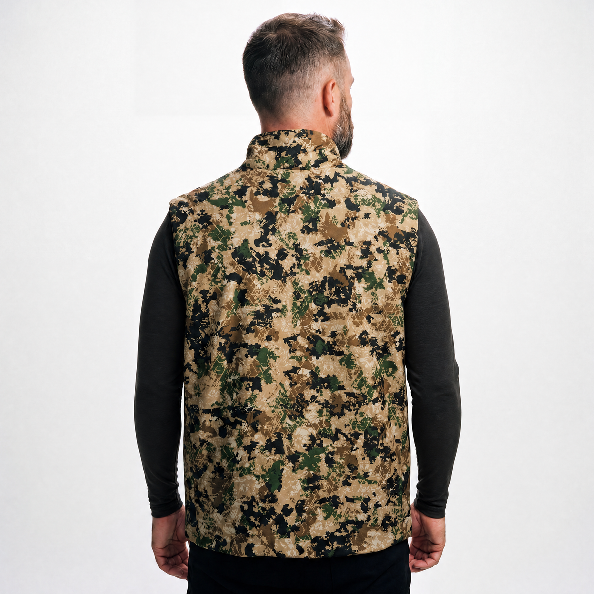 ACTIVE STRETCH CAMO VEST INSULATED