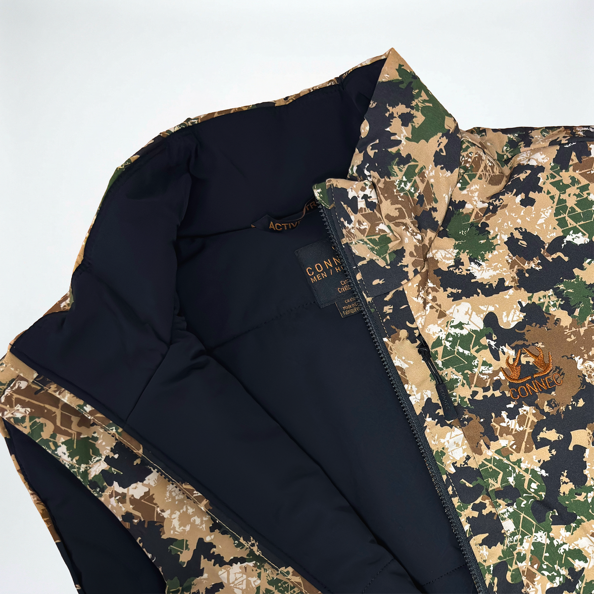 ACTIVE STRETCH CAMO VEST INSULATED