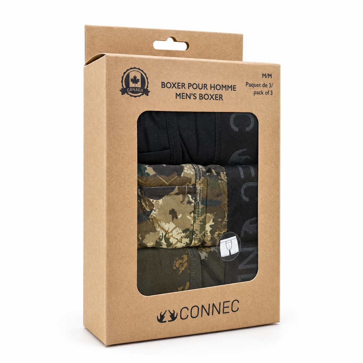 CONNEC BOXER - PACK OF 3