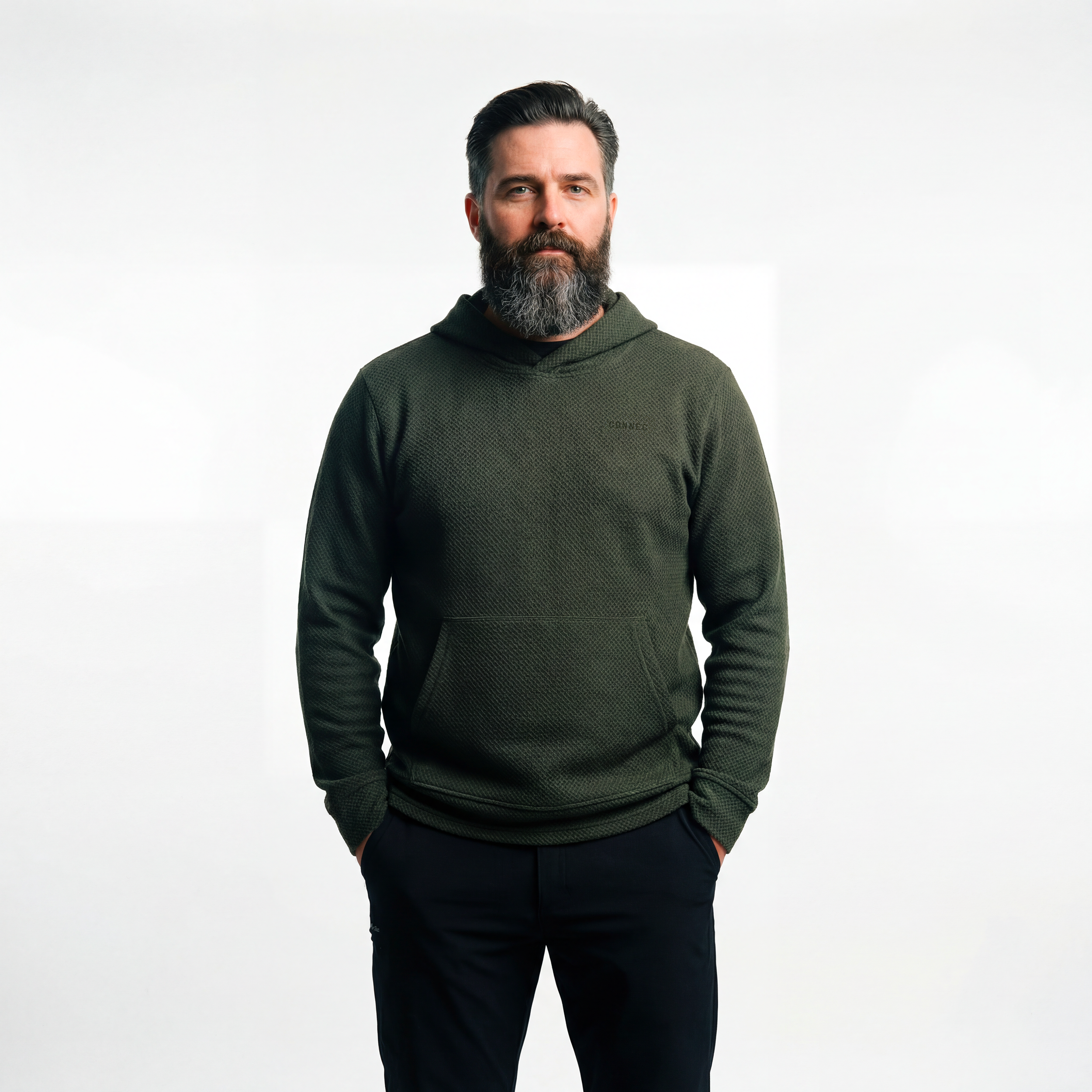 RANDO 3D KNIT HOODIE